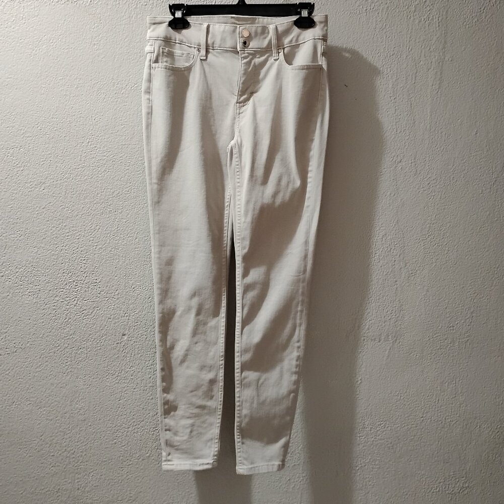 WHBM-2- SKINNY NEW -LIGTH CREAM -DENIM JEANS
